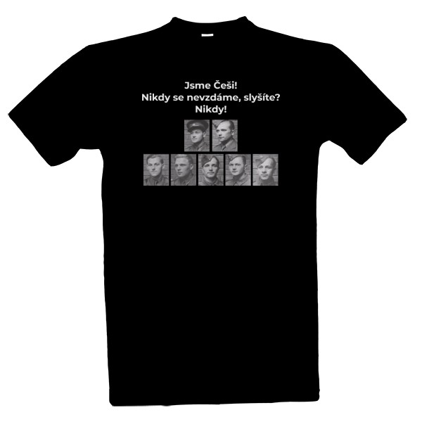 Tričko s potiskem Jsme Češi! v2 - BLACK