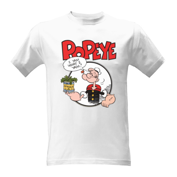 Tričko s potiskem Pepek Námořník v1