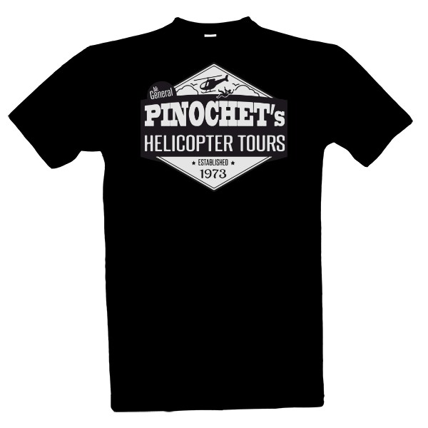 Tričko s potiskem Pinochet´s Tour BLACK